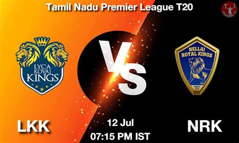 LKK vs NRK Cricket Scorecard, Final at Tirunelveli, July 12, 2023.
